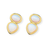 BRINCO DOURADO DOIS FORMATOS OVAL E GOTA